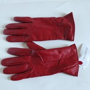 Arssidanzar Red Leather Gloves M